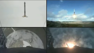 SpaceX Falcon Heavy Booster Landings