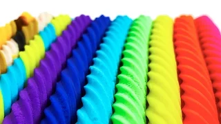 Радужная спираль из пластилина Play-Doh The rainbow spiral from clay