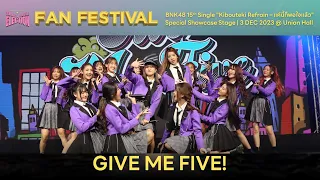 「GIVE ME FIVE!」from BNK48 & CGM48 Fan Festival 2023 / BNK48