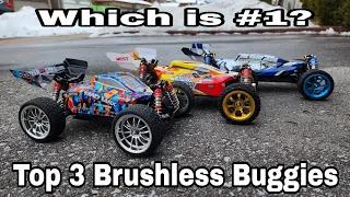 Top 3 Brushless RC Buggies (Wltoys 124017, Wltoys 144010, Wltoys 184016)