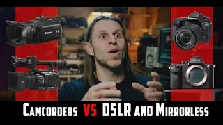 Camcorders vs DSLR & Mirrorless