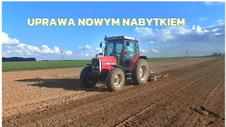 Uprawa nowym Nabytkiem Massey Ferguson 6130🔥siewy kukurydzy New Hollandem💪