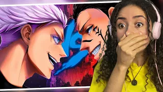 (O Gojo ainda volta??) Gojo VS. Sukuna Pt. 1 e 2 | Yondax #react