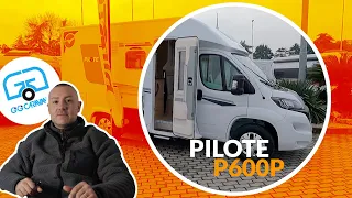 Recensione completa Camper Pilote P600P. Comfort e spazio in soli 5,96m di lunghezza.