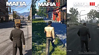 Mafia Definitive Edition vs Mafia 2 Definitive Edition vs Mafia 3 Definitive Edition Comparison