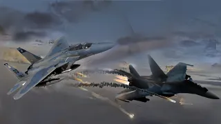 The World is Shocked! when US F-15 fighter jet pilots ambushed and disabled a Russian SU-57 attack e