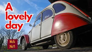 A lovely day with the Citroen 2CV and GSA. A lesson in distraction...