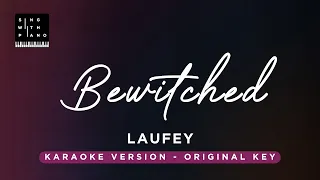 Bewitched - Laufey (Original Key Karaoke) - Piano Instrumental Cover with Lyrics