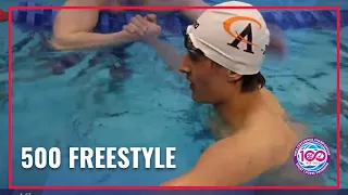 King Touches Wall First in Men's 500 Freestyle | 2023 YMCA National Swimming Championships