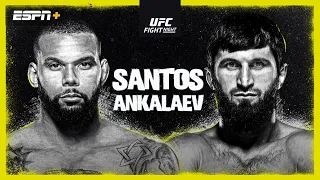 UFC Fight Night Santos vs  Ankalaev Prediction
