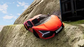 Cars vs Cliff Roads #19 | BeamNG Drive | WreckShow