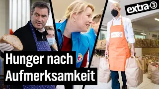 Söder, Giffey, Scholz & Co.: Auch Politiker brauchen die Tafeln | extra 3 | NDR