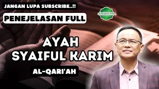 AYAH SYAIFUL KARIM | TENTANG SURAH AL-Qari'ah | KAJIAN