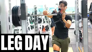 Workout With Me Vlog | Full Leg Day Workout For Men