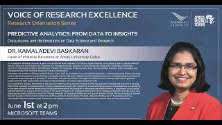 Voice of Research Excellence - Webinar #5