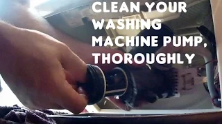 How to Give Water Drain Pump a Thorough Clean - Indesit Washing Machine