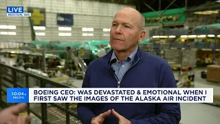 Boeing CEO Dave Calhoun calls the Alaska Airlines incident a 'mistake' that should never happen