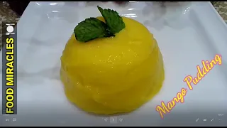 Mango Pudding | No Gelatin, No Agar-Agar | Quick & Easy Mango Dessert| food secrete recipes