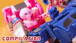 Arcee to the Rescue! | Stop Motion Compilation | Animation | Transformers Official