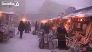 -46°C (-51°F) in Yakutsk City, Siberia / Russia