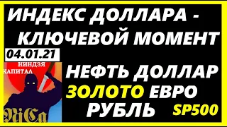 Индекс доллара-ключевой момент.Курс доллара на сегодня.Нефть.Золото. Евро.SP500.Рубль.Трейдинг 2021