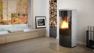 Fireplace - Wood burning stove - Low particle emission - RAIS Rina Soapstone