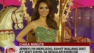 24 Oras: Jennylyn Mercado, kahit walang diet ay sexy dahil sa regular exercise