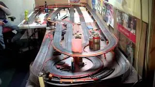 new slot car track 1/64 92 feet long