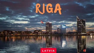 Historical city center of Riga Latvia in 4K | Riga Old Town