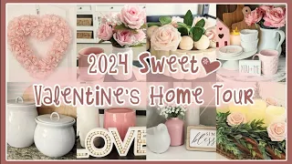 💓 PINK VALENTINES DECORATING IDEAS FOR YOUR HOME│COZY VALENTINES HOME TOUR│FARMHOUSE DECOR IDEAS