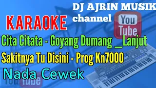 Goyang Dumang -Lanjut- Sakitnya Tu Disini [Karaoke] Kn7000 - Nada Wanita