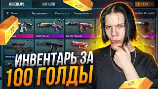 ЛУЧШИЙ ИНВЕНТАРЬ ЗА 100 ГОЛДЫ В СТАНДОФФ 2! ЧТО КУПИТЬ НА 100 ГОЛДЫ В STANDOFF 2  ЗАКУП НА 100 ГОЛДЫ