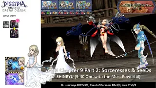 DFFOO GL | Act 3 Chapter 9 Part 2 Sorceresses | Particle "Botched" Zero Turn Run