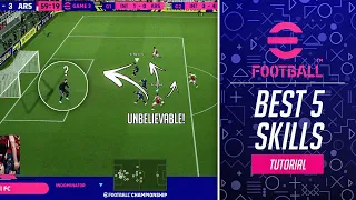 eFootball™ 2023 | THE ONLY 5 SKILLS YOU NEED TO KNOW (Tutorial)