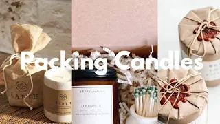 Small business🛍️ Packing Candles ASMR🕯️ TikTok compilation ✨ #smallbusiness #packingorders #candles