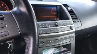 How to relearn the airbag light on a Nissan Maxima