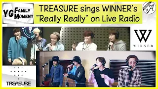 🆈🅶🅵🅼 TREASURE & WINNER - Really Really (YG MASHUP) Live Radio || Junkyu Asahi Mashi Doyoung Junghwan