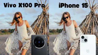 Vivo X100 Pro VS iPhone 15 Camera Test Comparison