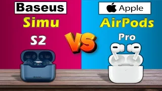 BASEUS SIMU S2 VS APPLE AIRPODS PRO Full Comparison !