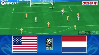 FIFA 23 | USA vs NETHERLANDS | FIFA Women's World Cup 2023 - Group Stage | Gameplay PC