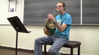 Prelude to J. S. Bach's Cello Suite No. 1 (French Horn)