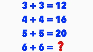 6 + 6 = ❓| Math Puzzle 58 | How to solve math puzzle | Math Puzzle Problem