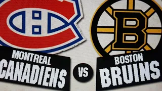 MONTREAL CANADIENS VS BOSTON BRUINS NHL LIVE SCORE