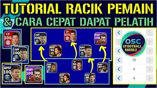 TUTORIAL LENGKAP CARA RACIK PEMAIN LEWANDOWSKI 100 CARA CEPAT DAPAT PELATIH EFOOTBALL 2022 MOBILE