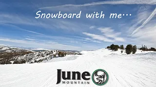 SNOWBOARDING with ME in JUNE MOUNTAIN ,California   🏔️🏔️🏔️