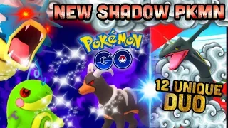 NEW SHADOW POKEMON IN POKEMON GO | 12 UNIQUE ICE DUO VS RAYQUAZA RAID | PKMN NEWS