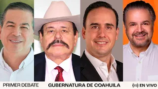 🔴 EN VIVO : Primer debate por la gubernatura de Coahuila