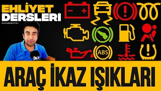 Araç İkaz Işıkları ve Çıkmış sorular EHLİYET DERSLERİ