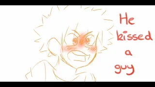 He kissed a guy - BNHA
