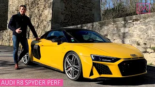 Essai Audi R8 Spyder Performance - 329 KM/H décapoté !